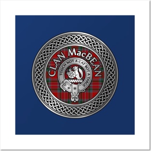 Clan MacBean Crest & Tartan Knot Posters and Art